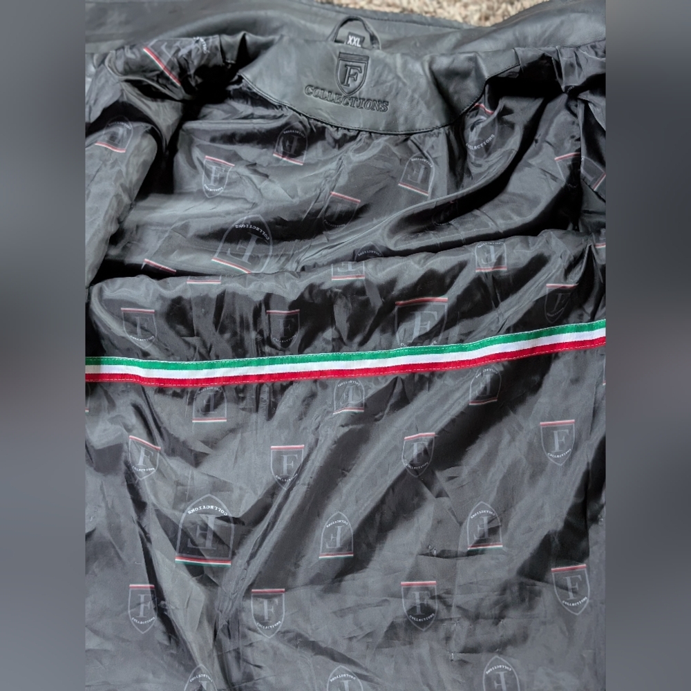 💥 Ferrari F Collection Leather Jacket XXL - Picture 6 of 11